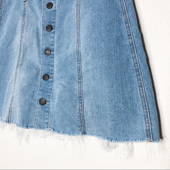 Mossimo Mini Button Down Jean Skirt - Picture 7 of 7